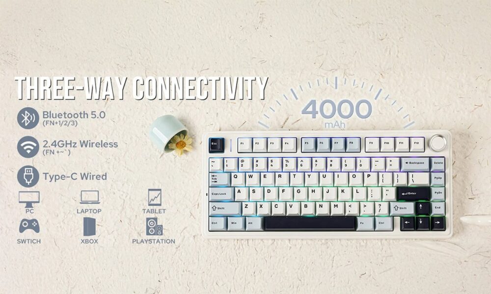 Üç Yönlü Bağlantı&4000mAh Pil