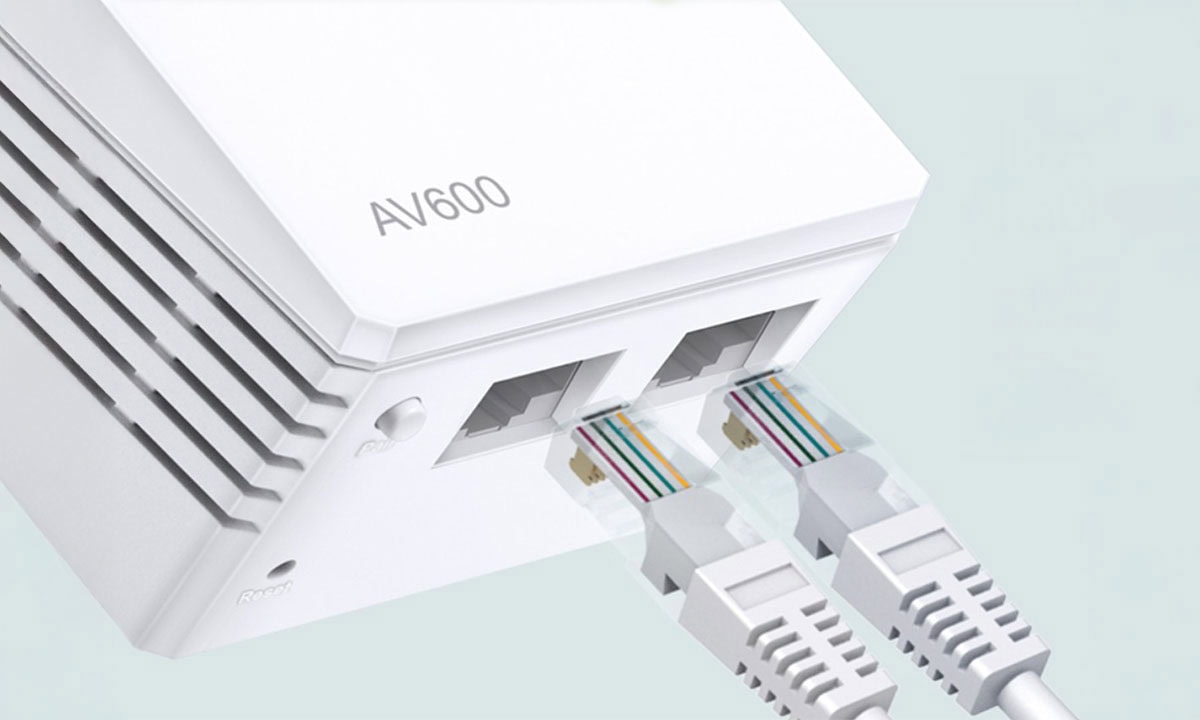 İki Adet Ethernet Kablo Bağlantısı