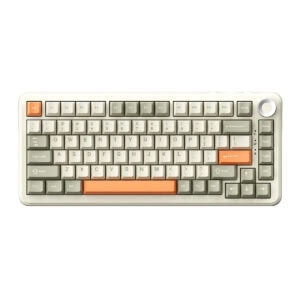 Ajazz Ak820 Max Grey Beige Orange Flying Fish Switch Rgb Kablosuz Hotswap Mekanik Gaming Klavye 1