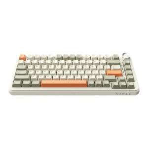 Ajazz Ak820 Max Grey Beige Orange Flying Fish Switch Rgb Kablosuz Hotswap Mekanik Gaming Klavye 2