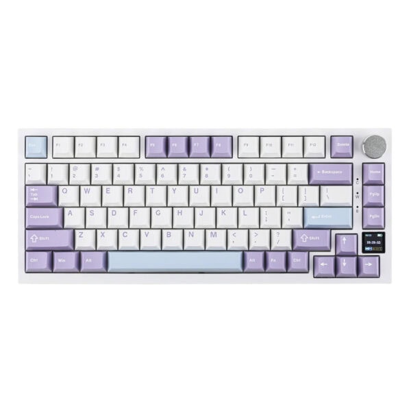 Ajazz Ak820 Pro White Purple Gift Switch Rgb Kablosuz Hotswap Mekanik Gaming Klavye 2
