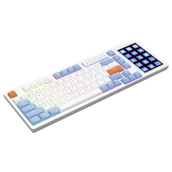 Ajazz Akp815 Blue White Orange Huannuo Short Tea Switch Rgb Mekanik Gaming Klavye 4