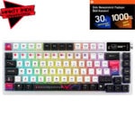 ASUS ROG Azoth X %75 NX Snow V2 Switch RGB Kablosuz Hotswap Türkçe Mekanik Gaming Klavye