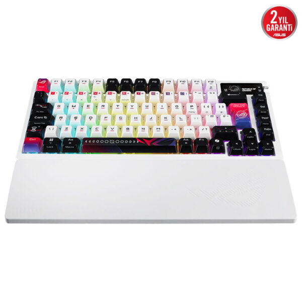 Asus Rog Azoth X Nx Snow V2 Switch Rgb Kablosuz Hotswap Türkçe Mekanik Gaming Klavye 5