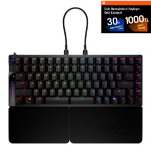 Asus Rog Falcata Hfx V2 Manyetik Switch 8k Hz Hall Effect Rgb Kablosuz Hotswap Türkçe Gaming Klavye 1