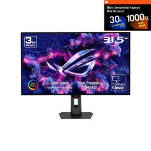 Asus Rog Strix Oled Xg32ucwmg 31.5 Inç 240 Hz 4k Uhd 0.03ms 480hz Full Hd Dual Mode Adaptive Sync Woled Gaming Monitör 1