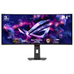 ASUS ROG Strix OLED XG34WCDMTG 34 inç 240Hz 0.03ms UWQHD Adaptive Sync QD-OLED Kavisli Android 14 Smart Google TV Gaming Monitör