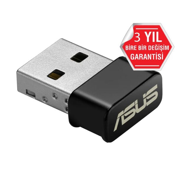 Asus Usb Ac53 Nano Ac1200 Dual Band Wifi 5 Kablosuz Usb Adaptor 3
