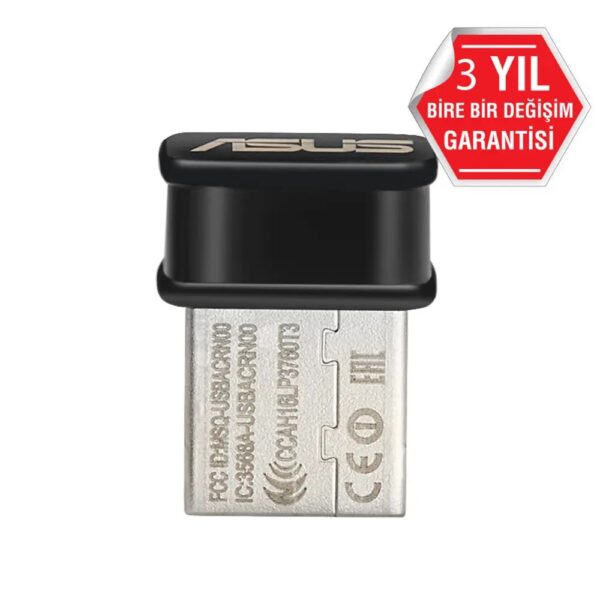Asus Usb Ac53 Nano Ac1200 Dual Band Wifi 5 Kablosuz Usb Adaptor 4