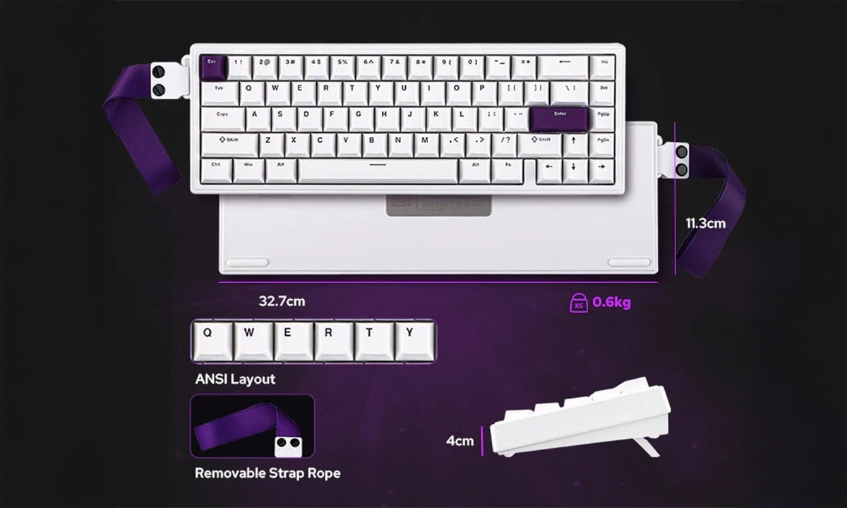 EPOMAKER HE68 Gaming Klavye H1