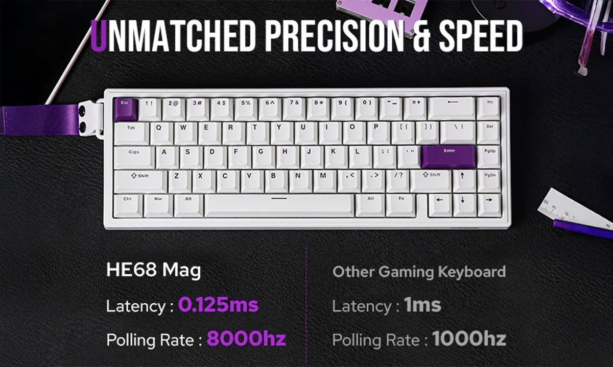 EPOMAKER HE68 Gaming Klavye H3