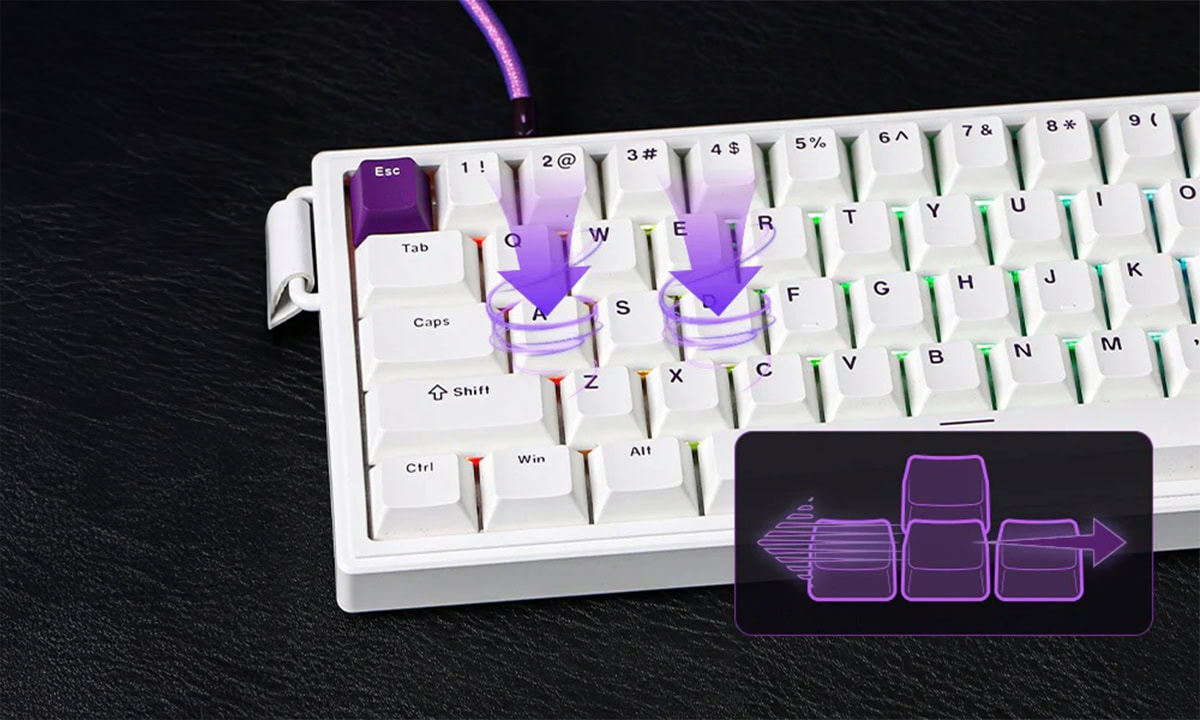 EPOMAKER HE68 Gaming Klavye H4