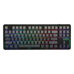 Epomaker X Aula F87 Pro Black Gray Side Printed Leobog Greywood V4 Switch Rgb Kablosuz Hotswap Mekanik Gaming Klavye 1