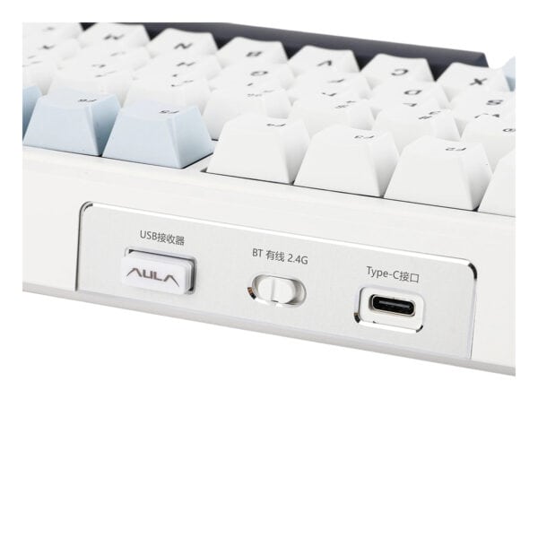 Epomaker X Aula F99 Blue White Black Leobog Greywood V3 Switch Rgb Kablosuz Hotswap Mekanik Gaming Klavye 5