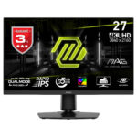 MSI MAG 272URDF E16 27 inç 4K UHD Gaming Monitör, 320Hz ve 0.5ms GTG, Dual-Mode, FreeSync Premium, Rapid IPS, Pivot, DisplayHDR, DUALMODE, 3840x2160 çözünürlük.
