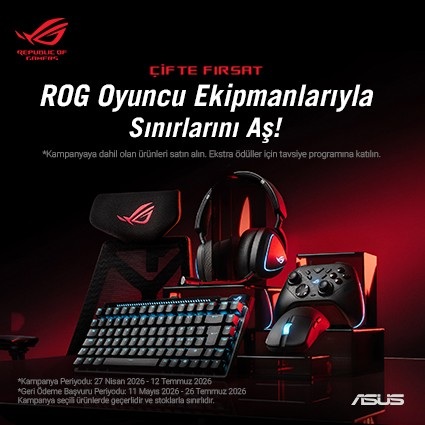 Rog Oyuncu Ekipmanları Nakit İade Kampanyası Geri Döndü!