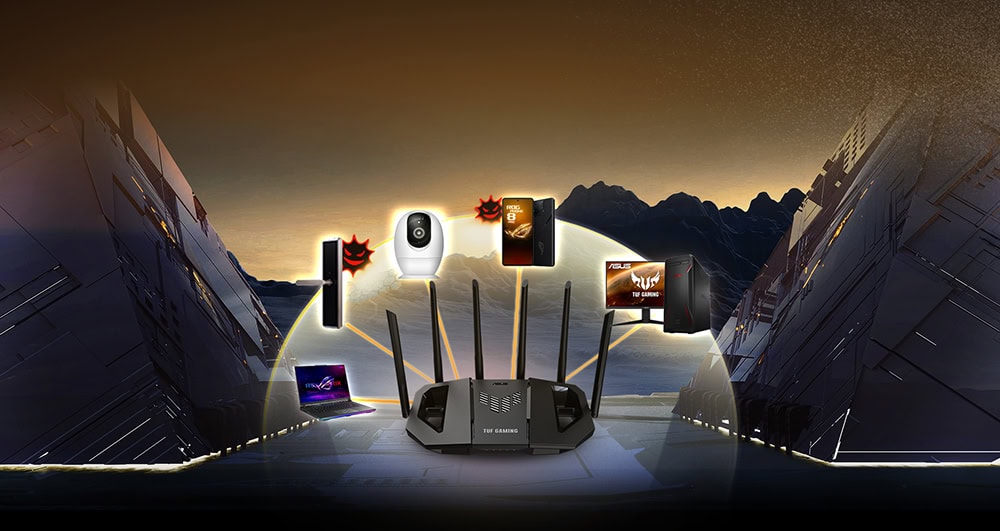 ASUS TUF-BE6500 Kablosuz Router H14