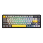 AJAZZ AK680 Max Gri Front Printed Magnetic Rice Manyetik Switch RGB Hotswap Mekanik Gaming Klavye – 2 Yıl Birebir Değişim Garantili