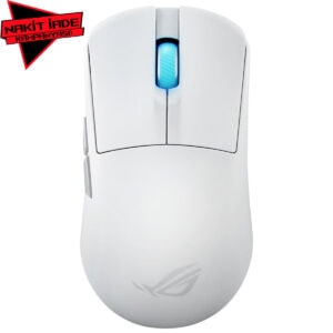 ASUS ROG Harpe Ace Mini kablosuz beyaz gaming mouse, yüksek performans ve hassasiyet sunar. Oyun tutkunları için tasarlanmış hafif ve ergonomik tasarımıyla üstün kullanım sağlar.