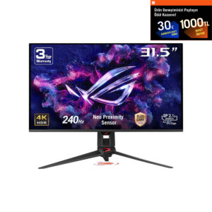 Asus Rog Swift Oled Pg32ucdmr 31.5 Inç 240hz 0.03ms 4k Uhd Adaptive Sync Qd Oled Gaming Monitör 1