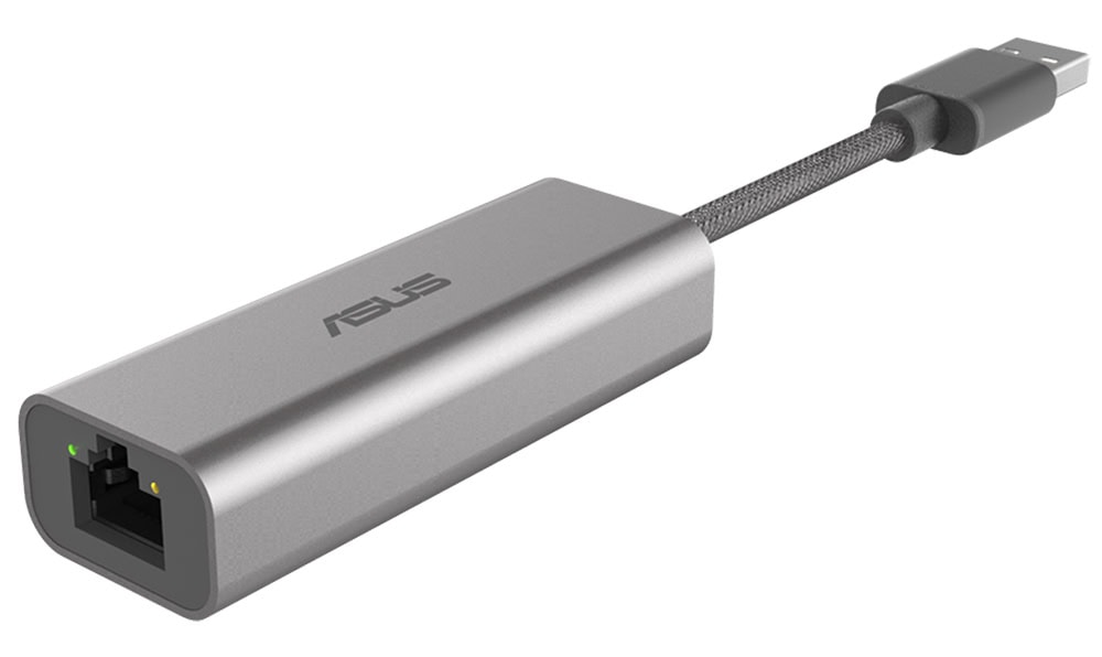 USB-C2500 ASUS USB-C2500 2.5 Gigabit USB 3.2 Ethernet Adaptörü h1