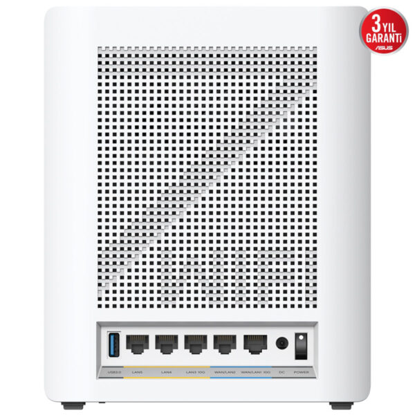 Asus Zenwifi Bq16 Be25000 Quad Band Wifi 7 Aimesh Kablosuz Mesh Sistemi (beyaz Tekli Paket) 5