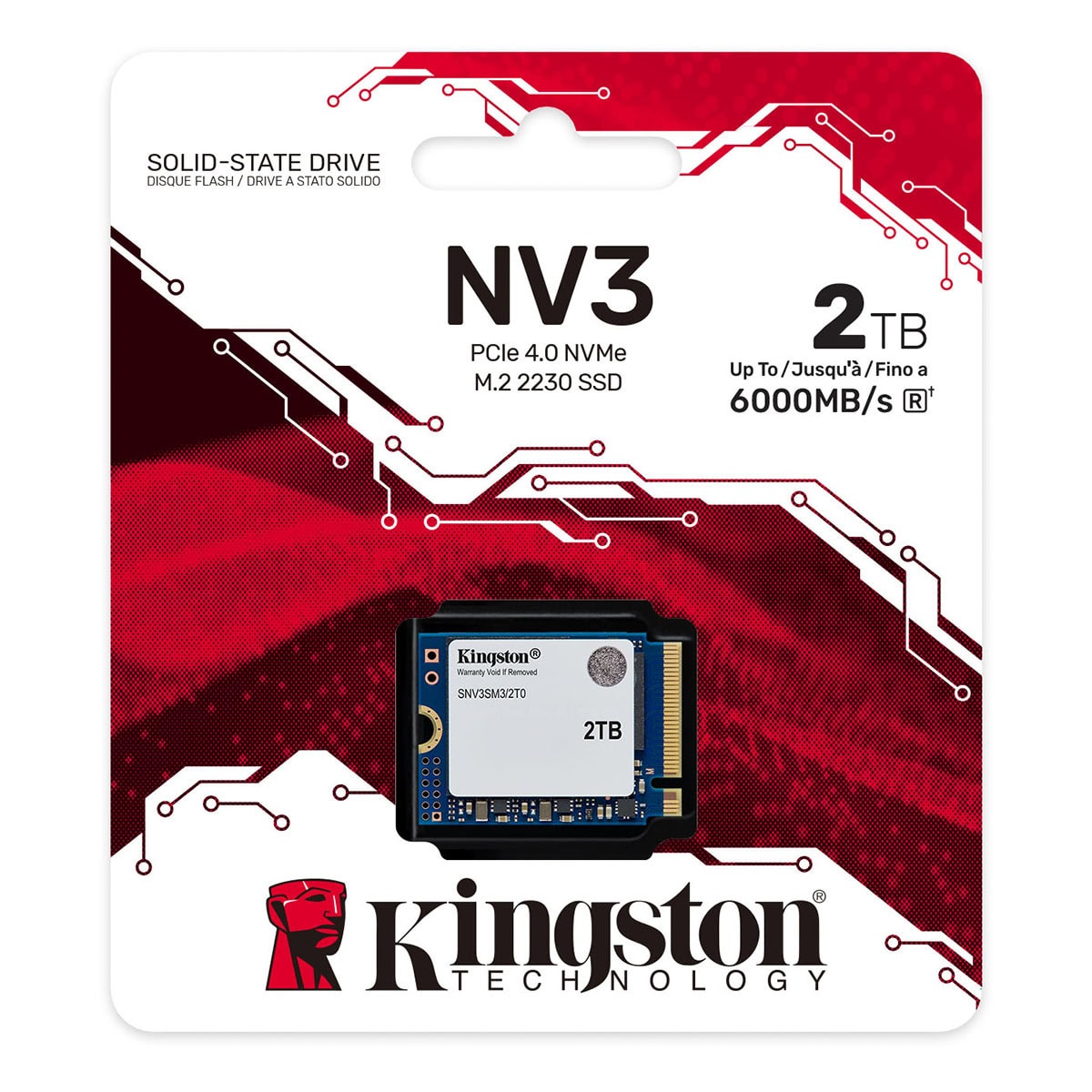 Kingston Nv3 2tb Nvme Pcie 4.0 Okuma 6000mb 5000mb Yazma M.2 Ssd (snv3sm32t0) 1