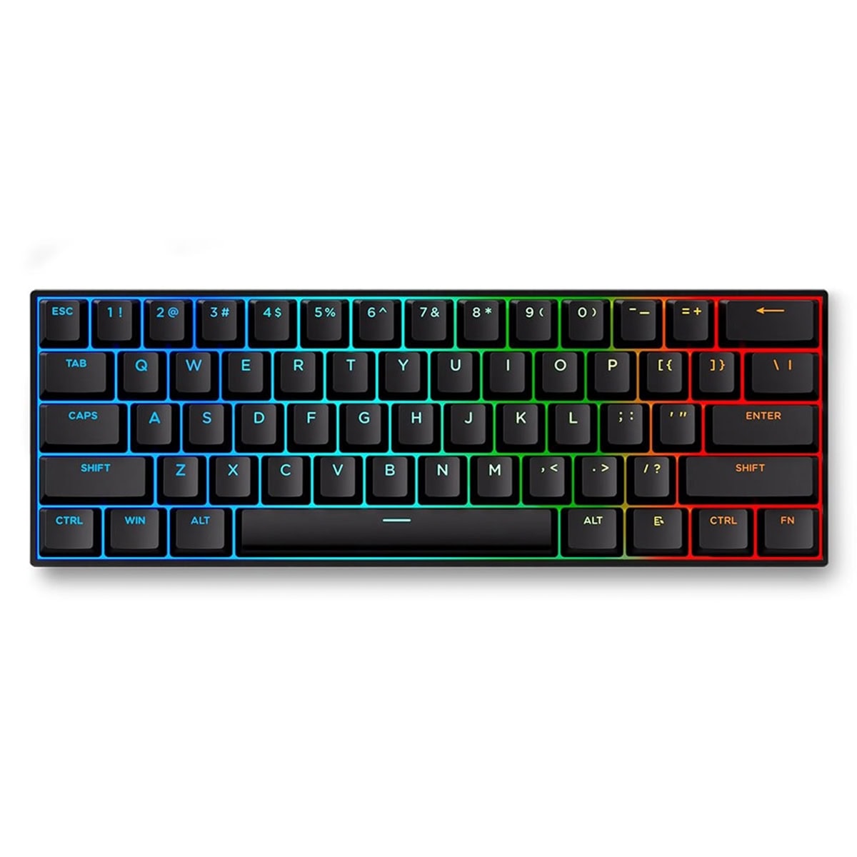 Mchose Ace 60 Pro Black ` Hall Effect Uranus Manyetik Switch Rgb Hotswap Mekanik Gaming Klavye Ace60 6a 1