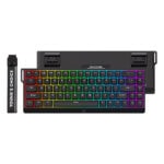 MCHOSE Ace68 E-sport Black %65 Hall Effect Ice Blue Manyetik Switch RGB Hotswap  Gaming Klavye (MC-Ace68-8)