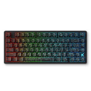 Mchose Jet 75 E Sport Black Topographic U Hall Effect Kailh Magnetic God Manyetik Switch Rgb Hotswap Mekanik Gaming Klavye Mc Jet75 10 1