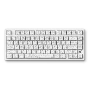 Mchose Jet 75 E Sport White Topographic U Hall Effect Kailh Magnetic God Manyetik Switch Rgb Hotswap Mekanik Gaming Klavye Mc Jet75 9 2