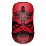 WAIZOWL OGM Cloud Crimson Lion 8K Hz PixArt 3950 Sensör Kablosuz Simetrik Gaming Mouse