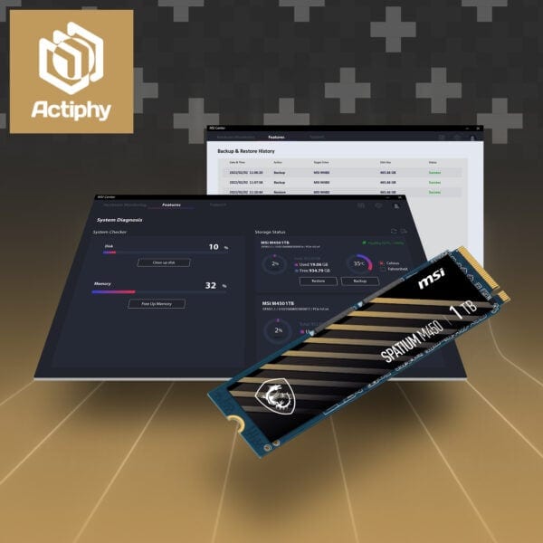 MSI SPATIUM M450 V1 1TB M.2 SSD H7
