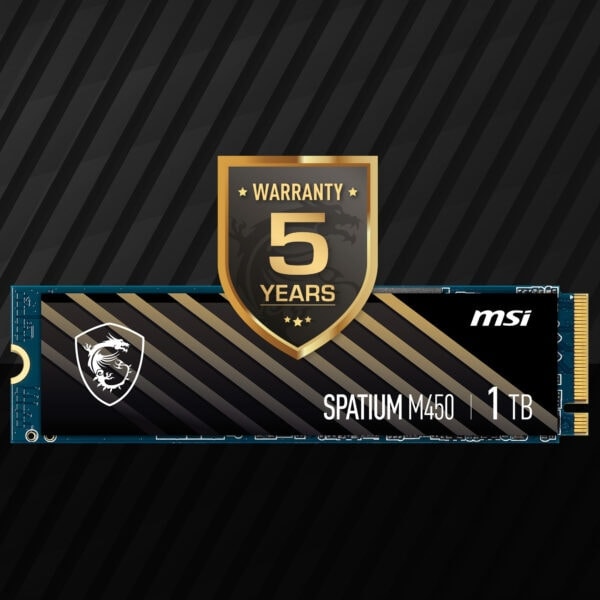 MSI SPATIUM M450 V1 1TB M.2 SSD H9