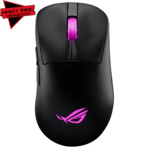 ASUS ROG Keris II Origin 8K Hz RGB Kablosuz Gaming Mouse, yüksek performanslı ve şık tasarımıyla oyun deneyimini artırır. AimPoint Pro sensör ve RGB aydınlatma özellikleriyle öne çıkar.