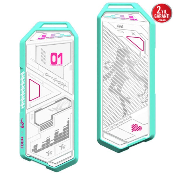 2. ROG Mikuu, özel tasarımlı kişiselleştirilebilir ekran ve 2 yıl garanti ile dayanıklı ve şık teknolojik aksesuar. MSI ve ASUS uyumlu, yüksek kalite, şık görünüm.