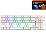 ASUS ROG Strix Scope II 96 Beyaz NX Snow Switch RGB Kablosuz Hotswap Türkçe Mekanik Gaming Klavye