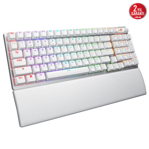 Asus Rog Strix Scope Ii 96 Beyaz Nx Snow Switch Rgb Kablosuz Hotswap Turkce Mekanik Gaming Klavye 4