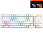 ASUS ROG Strix Scope II 96 Wireless Beyaz ROG RX Red Switch RGB Kablosuz İngilizce Mekanik Gaming Klavye