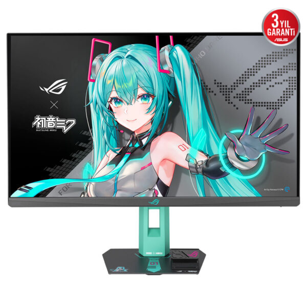 Asus Rog Strix Xg27acmeg G Hatsune Miku Edition 27 Inç 260hz 0.3ms 2k Qhd Adaptive Sync Rapid Ips Pivot Gaming Monitör 2