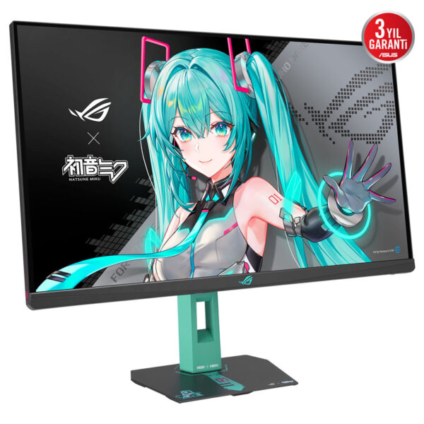 Asus Rog Strix Xg27acmeg G Hatsune Miku Edition 27 Inç 260hz 0.3ms 2k Qhd Adaptive Sync Rapid Ips Pivot Gaming Monitör 3