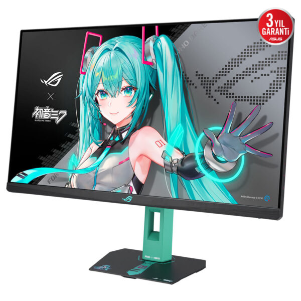 Asus Rog Strix Xg27acmeg G Hatsune Miku Edition 27 Inç 260hz 0.3ms 2k Qhd Adaptive Sync Rapid Ips Pivot Gaming Monitör 4
