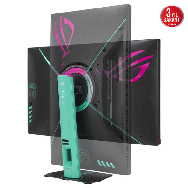 Asus Rog Strix Xg27acmeg G Hatsune Miku Edition 27 Inç 260hz 0.3ms 2k Qhd Adaptive Sync Rapid Ips Pivot Gaming Monitör 9