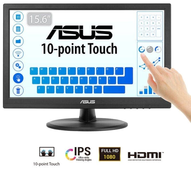 ASUS VT169HE 15.6 inç 60Hz 5ms Full HD IPS Dokunmatik Monitör h2