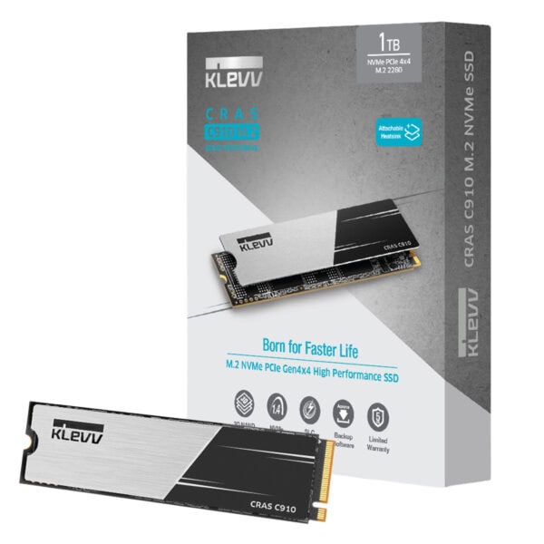 Klevv Cras 910 1tb Nvme Pcie Gen4 X4 Okuma 5000mb Yazma 4800mb Nvme M 2 Ssd K01tbm2sp0 C91 2 Yil Birebir Degisim Garantili 8