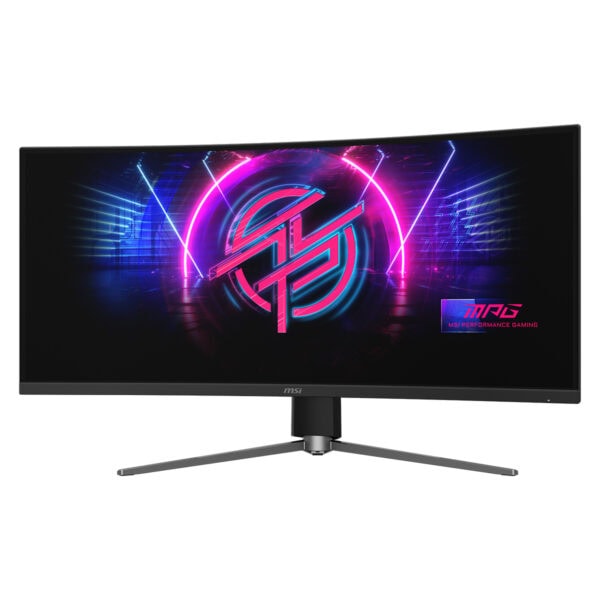 MSI MPG 346CQRF X24 34 inç 240Hz UWQHD Gaming Monitör, Kavisli, Adaptive Sync, 0.5ms tepki süresi, Rapid VA panel, yüksek performanslı oyun deneyimi için ideal.
