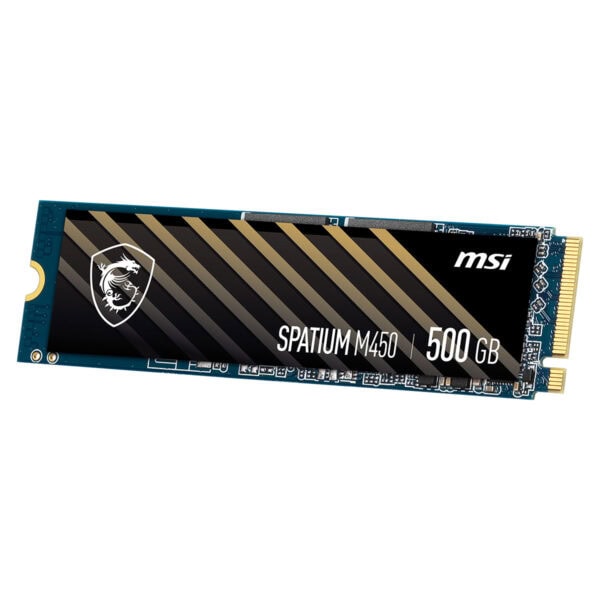 Msi Spatium M450 V1 500gb Nvme Pcie Gen4x4 Okuma 3600mb Yazma 2300mb M.2 Ssd 3