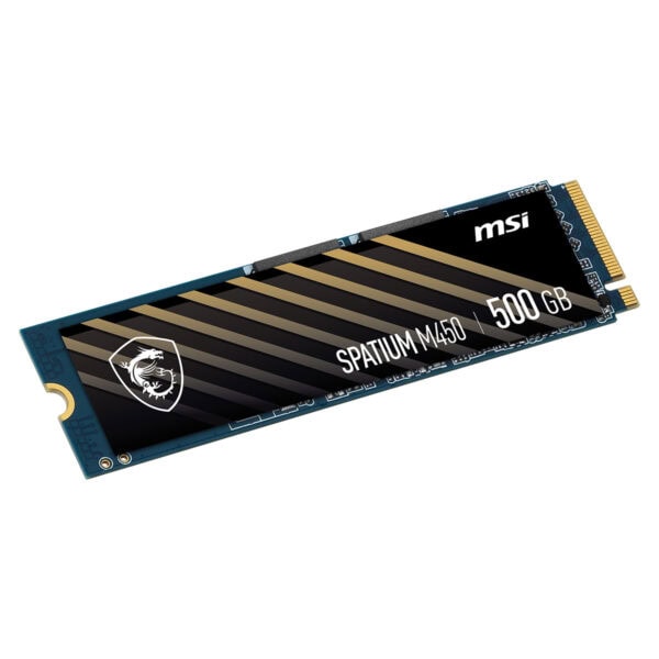 Msi Spatium M450 V1 500gb Nvme Pcie Gen4x4 Okuma 3600mb Yazma 2300mb M.2 Ssd 6