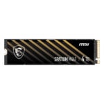 MSI SPATIUM M461 4TB NVMe PCIe Gen4 x4 Okuma 5000MB – Yazma 4200MB M.2 SSD