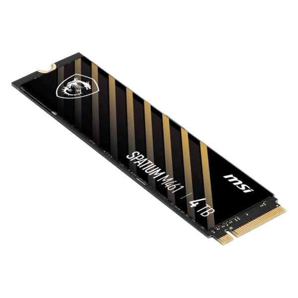 Msi Spatium M461 4tb Nvme Pcie Gen4 X4 Okuma 5000mb Yazma 4200mb M 2 Ssd 3